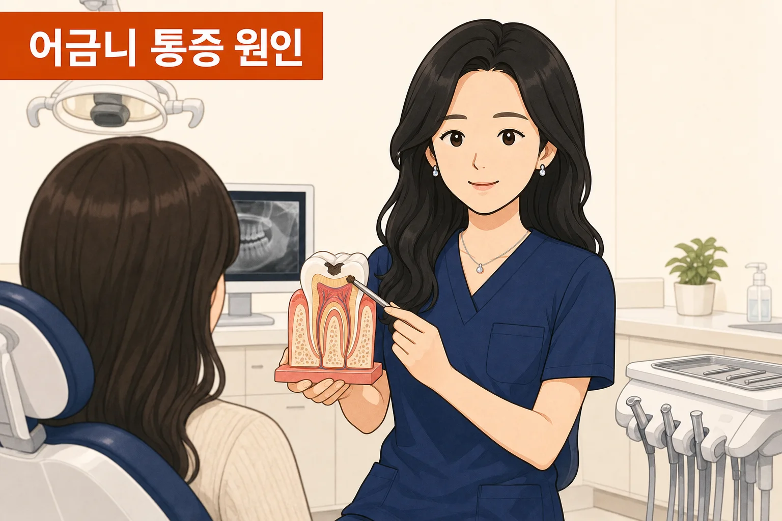어금니 통증 원인을 설명하는 치과보존과 전문의 조세현 원장